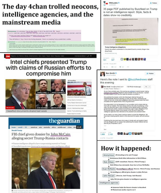 Los recortes que explican el escándalo del pissgate según 4chan